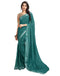 Vasthrlay Printed Striped Unstitched Peach Saree