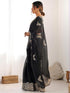 Vasthrlay Georgette Printed Dark Saree