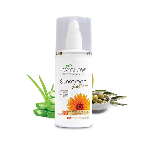 Oxyglow Herbals Aloe vera and Carrot Sun Cover Lotion SPF 30