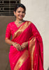 Vasthrlay Kanjivaram Paithani Unstitched Mahendi Ethnic Wear