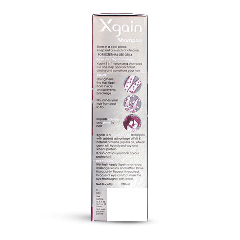 Cipla Xgain Shampoo | 2 in 1 Volumizing Formula