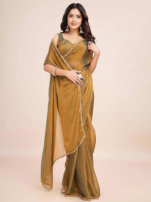 Vasthrlay Boarder Unstitched Ethnic Wear