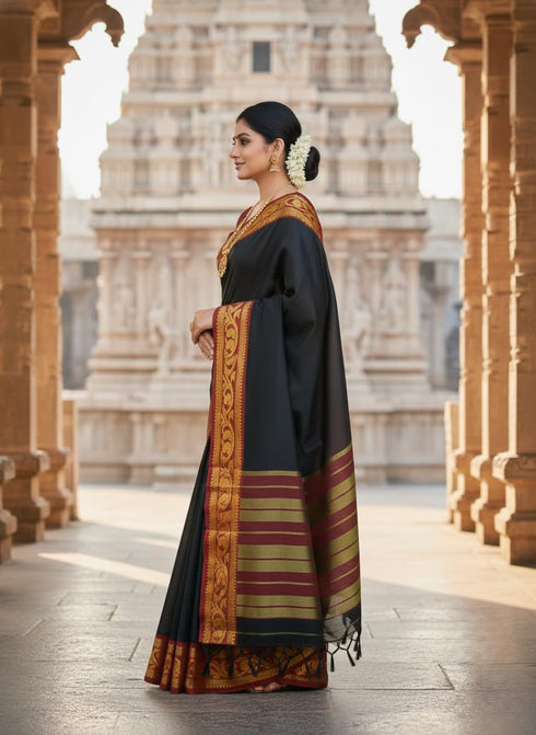 Vasthrlay Maroon Traditional Wedding Festive