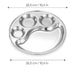 Stainless Steel Round Dinner Plate set of 4