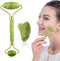Himalayan Green Jade Roller & Gua Sha Set for Face and Neck