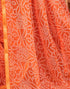 Vasthrlay Chiffon Bandhani Unstitched Peach Saree