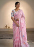 Vasthrlay Checks Floral Tassel Lightweight