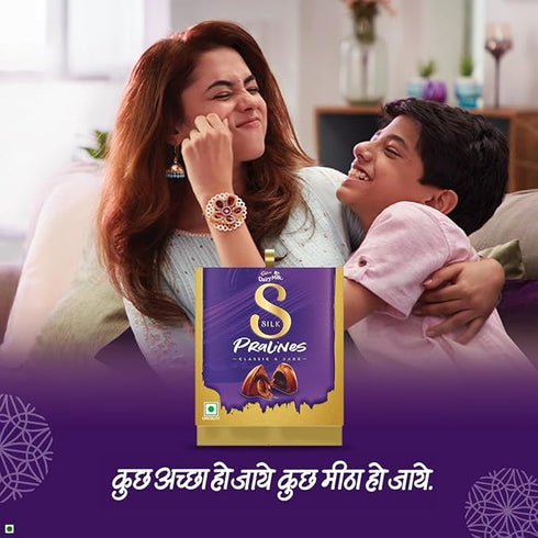 Cadbury Dairy Milk Silk Pralines Chocolate Gift Pack-176 Gram