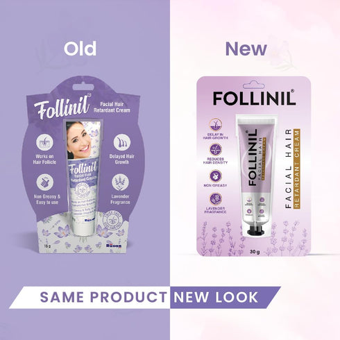 Rusan Follinil Facial Hair Retardant Cream 30g