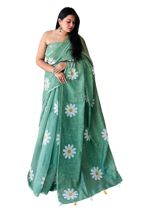 Vasthrlay Georgette Unstitched Saree Az Ys Genda Fool
