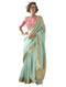 Vasthrlay Unstitched Multicolor Comfortable Friendly Saree