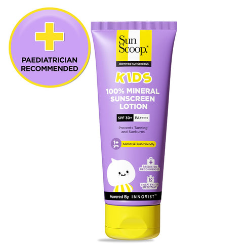 SunScoop Kids 100% Mineral Sunscreen Lotion SPF 30+ PA++++