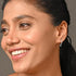 CLARA 925 Sterling Silver Hoop Bali Earrings