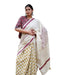 Vasthrlay Off White Printed Mustard Elegant
