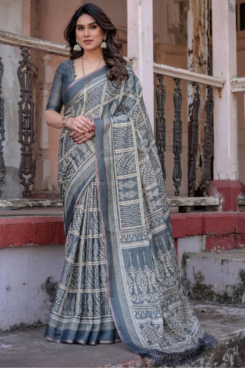 Vasthrlay Cotton Unstitched Blouse Ethnic Wear
