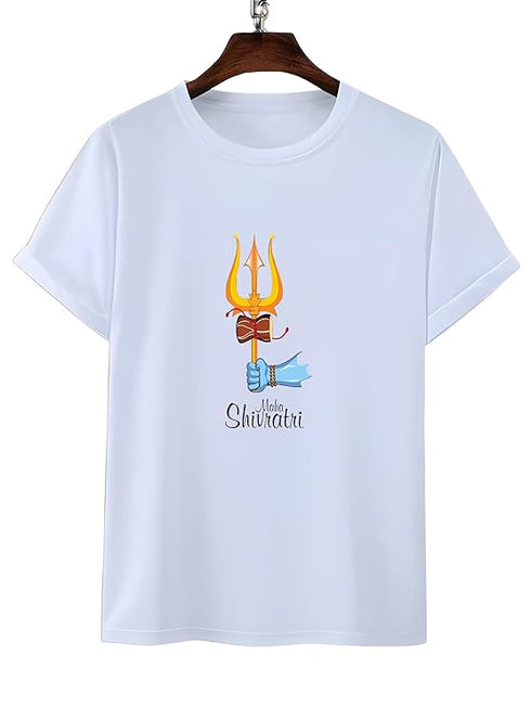 SS ENTERPRISES Maha Shivratri Graphic Printed T-Shirt