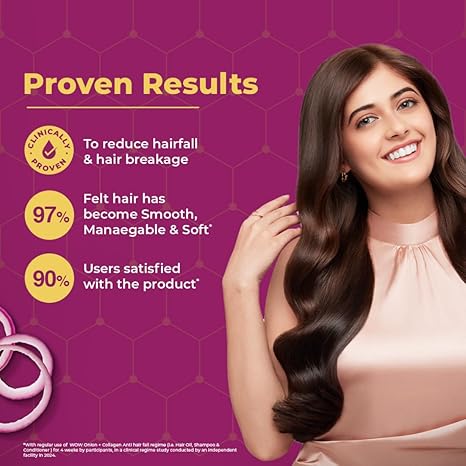 WOW Skin Science Onion & Collagen Anti-Hairfall Hair Oil