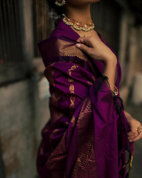 Vasthrlay Traditional Jacquard Elegant Handwoven