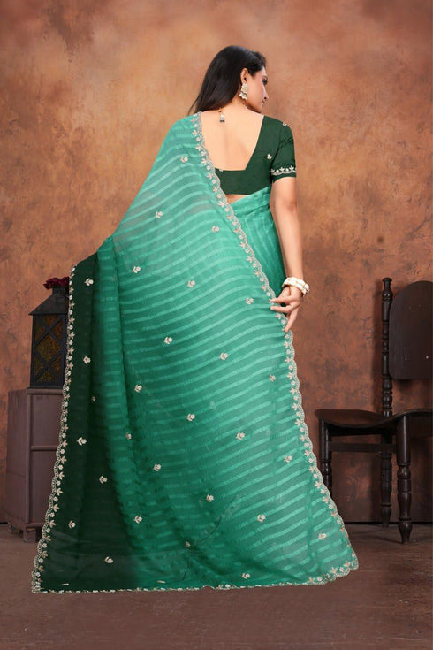 Vasthrlay Designer Embroidered Elegant Cutwork