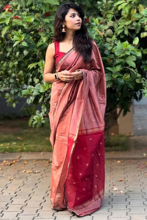 Vasthrlay Banarasi Unstitched Saree