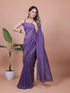 Vasthrlay Lavender Unstitched Saree