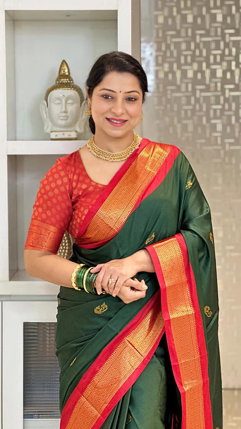 Vasthrlay Kanjivaram Lichi Blouse Ethnic Wear