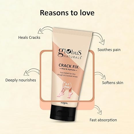Globus Naturals Crack Fix Heel Repair Foot Cream