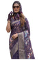 Vasthrlay Purple Traditional Az Ys Dobby Ethnic Wear