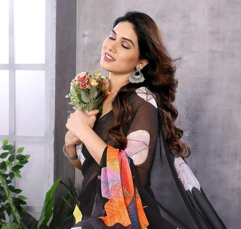 Vasthrlay Digital Chandheri Unstitched Material Az Ys Sasikala Ethnic Wear