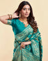Vasthrlay Womens Jacquard Unstitched Wine Saree