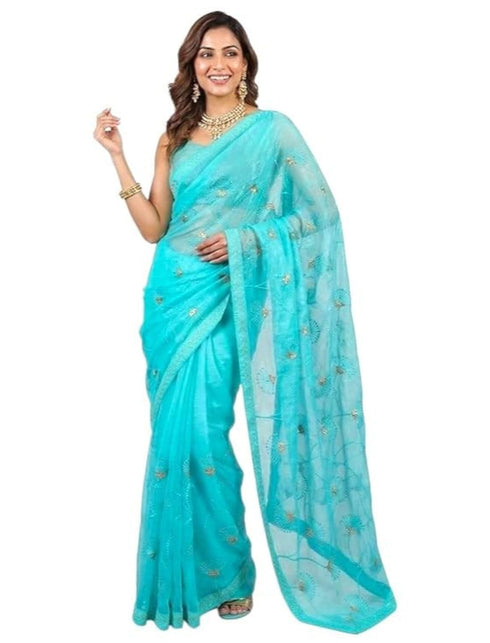 Vasthrlay Embroidered Swarovski Ethnic Wear