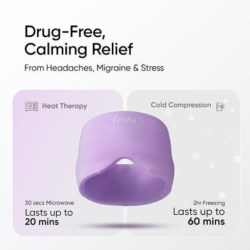 Frido Hot And Cold Therapy Cap | 360 ° Full Head Coverage with Gentle Compression