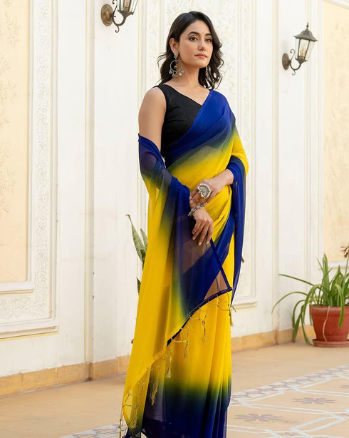 Vasthrlay Semistitched Dual Tone Lightweight Breathable