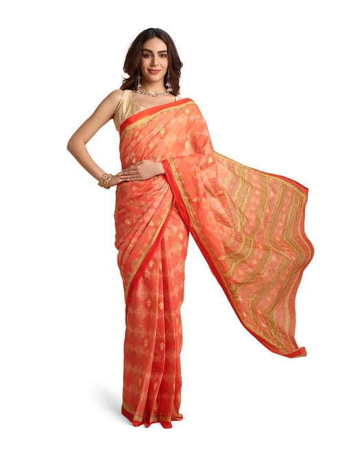 Vasthrlay Cotton Printed Blue Saree