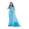 Vasthrlay Sky Blue Unstitched Saree