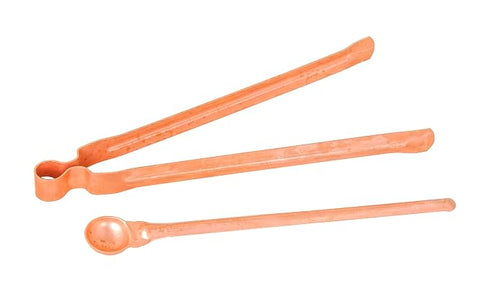 Shiv Shakti Arts Copper Chimtha Tong with Hawan Spoon