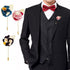 Yellow Chimes Leaf Lapel Pin for Men and Boys