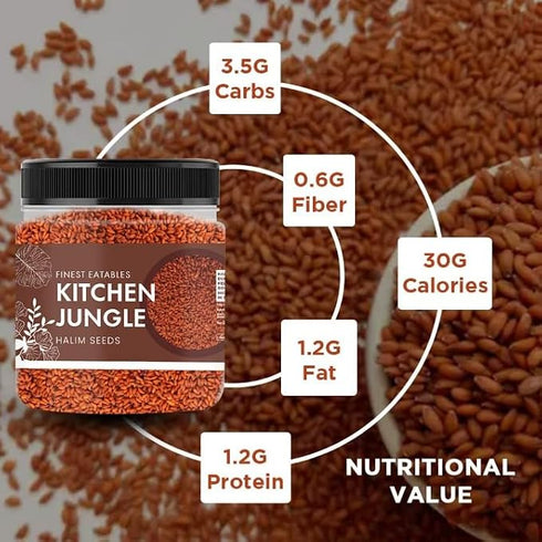 Kitchen Jungle Halim Seeds for Eating
