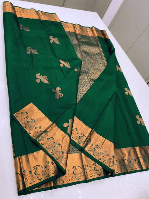 Vasthrlay Banarasi Unstitched Saree