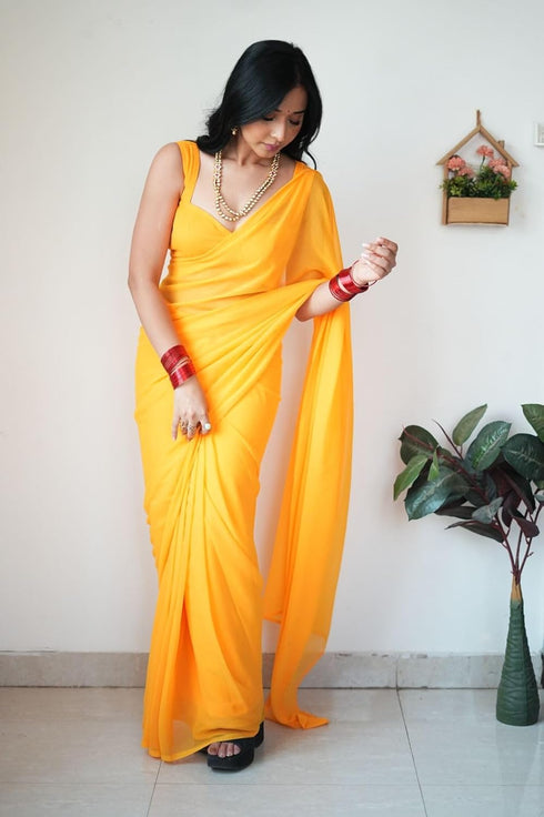 VasthrlayGeorgette Minute Unstitched Ethnic Wear
