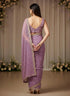 Vasthrlay Lavender Embroidery Saree