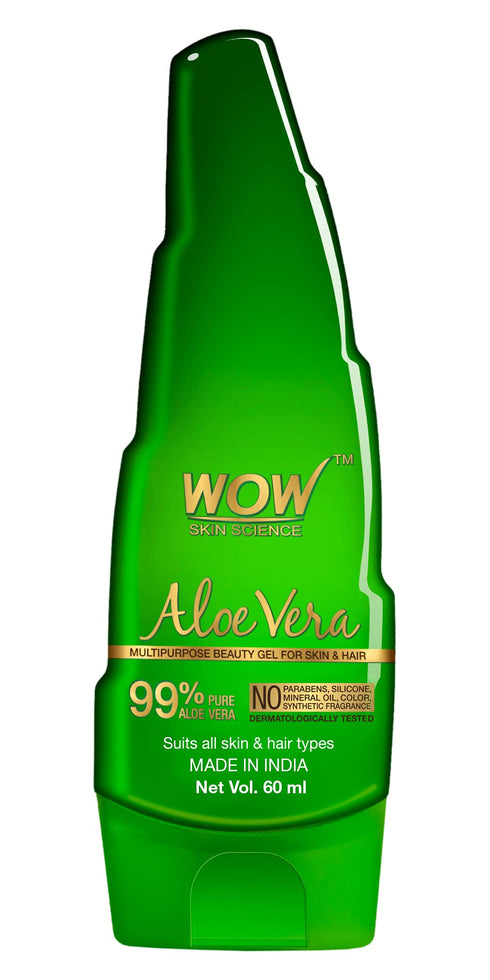 WOW Aloe Vera Multipurpose Beauty Gel for Skin and Hair