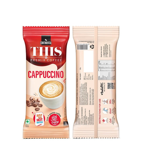 Continental THIS Cappuccino 3 in 1 Premix Instant Coffee