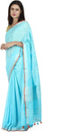 Vasthrlay Handloom Summer Contrast Vibrant Green