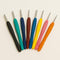 8 Pcs Knitting Set, Needle Arts Craft Tools with Plastic Yarn, Knitting Hook