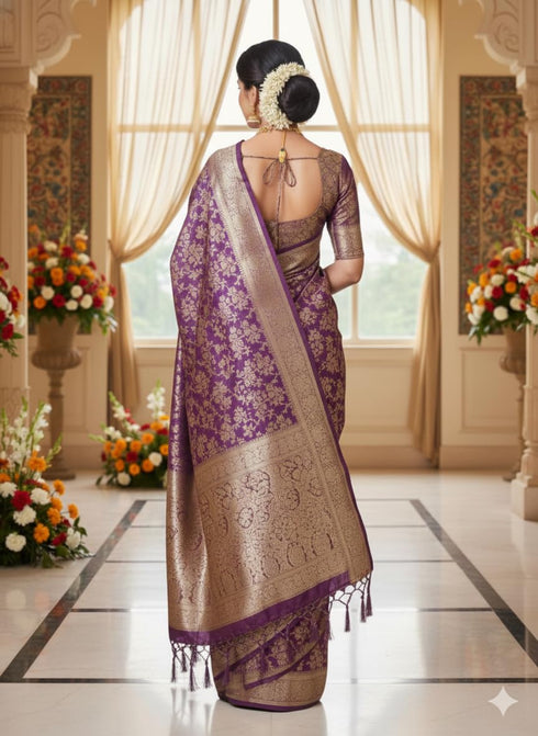 Vasthrlay Banarasi Traditional Unstitched Traditional