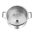 Healux 30 cm Tiana Triply Biryani Pot with Glass lid -12 L