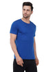 Caseria Men's Round Neck Cotton Half Sleeved T-Shirt