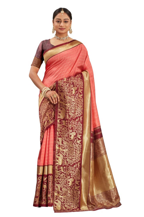 Vasthrlay Design Banarasi Traditional Whitered