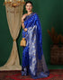 Vasthrlay Womens Jacquard Unstitched Maroon Saree